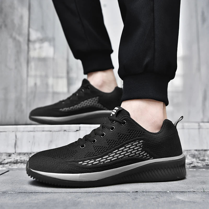 Men Running Sneakers Summer 2023 Men Sport Shoes Lightweight Classical Mesh Breathable Casual Shoes Male Fashion Tenis Masculino