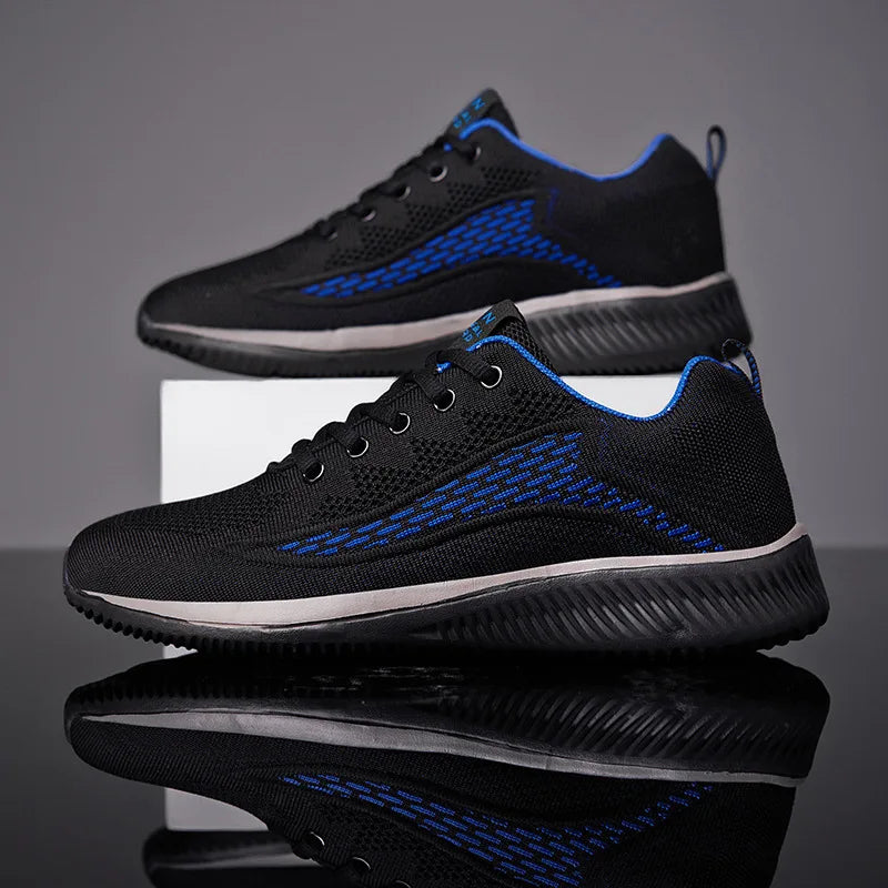 Men Running Sneakers Summer 2023 Men Sport Shoes Lightweight Classical Mesh Breathable Casual Shoes Male Fashion Tenis Masculino